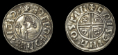 Æthelred II (978-1016), Small CRVX type, Stamford, Christian, crisdin m¯o stan, pellets by r and x in second and...