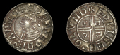 Æthelred II (978-1016), Intermediate Small Cross/CRVX mule, London, Eadwine, edpine m¯o lvnd, diademed head left...