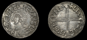 Æthelred II (978-1016), Long Cross type, London, Leofric, leofric m’o lvnd, 1.55g/12h (BEH 2687ff; N 774; S...