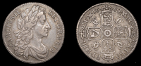 Charles II (1660-1685), Shilling, 1684, fourth bust, no stop before dei or after hib, harp with 5 strings (ESC 559...