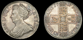 Anne (1702-1714), Crown, 1707, second bust, plain, edge septimo (ESC 1344 [104]; S 3601). Minute edge bruises at 3...