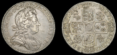 George I (1714-1727), Crown, 1720/18, roses and plumes, edge sexto (ESC 1543 [113]; S 3639). Small scratch in centre...