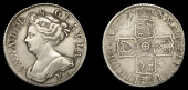 Anne (1702-1714), Shilling, 1708e*, Edinburgh bust (ESC 1439 [1151]; S 3615). Some digs and scrapes on reverse,...