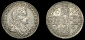George I (1714-1727), Shilling, 1723 ss c, second bust (ESC 1591 [1178]; S 3648). About extremely fine, attractively...