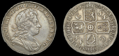George I (1714-1727), Crown, 1723 ss c, edge decimo (ESC 1545 [114]; S 3640). Light contact marks on face, otherwise...