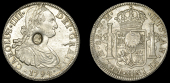 George III (1760-1820), Bank of England, MEXICO, Charles IIII, 8 Réales, 1794, Mexico City, obv. countermarked with...