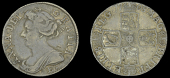 Anne (1702-1714), Sixpence, 1708e* (ESC 1468-9 [1593]; S 3621). About very fine, scarce	 £120-£150