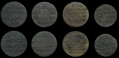 India, EIC: Madras Presidency, Twenty Cash (2), undated [1807], type B/III, 9.68g/12h (Stevens 3.297 var.; Prid....