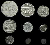 India, EIC: Bombay Presidency, Malabar Coast, Rupee, 1810-13, Calcutta (Stevens 7.18; Prid. 294); Fifth-Rupee, c....