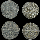 Edward IV (1461-1483), Light Cross and Pellets coinage, Groats (2), both Drogheda, mm. plain cross, g [Germyn Lynch]...