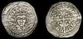 Edward IV (1461-1483), Light Cross and Pellets coinage, Groat, Trim, mm. pierced cross on rev., no letter on breast,...