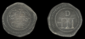 Charles I (1625-1649), Ormonde Money, Threepence, tall mark of value, 1.36g/4h (S 6549, same rev. die; DF 308)....