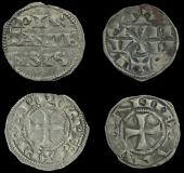 Richard I (1189-1199), AQUITAINE, Denier, reversed s in ricardvs and reads aqvitanie, 0.66g/1h (W & F 5 [2/a]; E 4;...