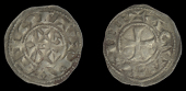 Eleanor, AQUITAINE, Denier, reads aqvitanie, 0.96g/2h (W & F 9B [1/a]; E 11; S 8011). Good fine	 £50-£70