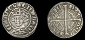 Edward III (1325-1362), Sterling, annulet after rex, saltire after angl, no punctuation on rev., 1.30g/7h (W & F 56...