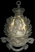 Orange Order, Prince Ernest Augustus Lodge, a uniface Master’s silver and gilt Jewel of Office, laureate and...