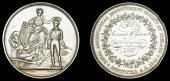 Royal Agricultural Improvement Society of Ireland, a silver medal by T.W. Ingram after W.H. Lizars, similar, named...