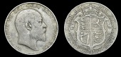 Edward VII (1901-1910), Halfcrown, 1905, dies 1+A (Davies 1513; ESC 3571 [750]; S 3980). Fair, rare	 £100-£150