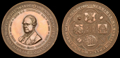 England, Royal Grammar School, Guildford, Merriman Memorial Medal, a bronze award by W.O. Lewis, bust of Revd. H.G....