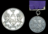 England, Worshipful Company of Poulters, a silver award medal by Baddeley Bros, rev. engraved (Smithfield Club...