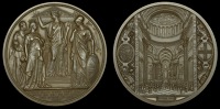 England, National Thanksgiving for the Prince of Wales, 1872, a bronze medal by J.S. & A.B. Wyon for the Corporation...