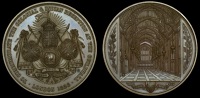England, Colonial and Indian Reception at the Guildhall, 1886, a bronze medal by Elkington for the Corporation of...