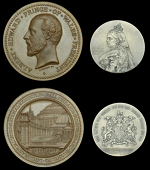 England, International Exhibition of all Fine Arts Industries and Inventions, 1874, a bronze award medal by G.T....