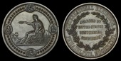 United States of America, Philadelphia International Exhibition, 1876, a bronze medal by H. Mitchell, Industry...