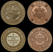 England, Local Art & Industry Exhibition, Rugby, 1891, a bronze medal, unsigned, 51mm (Allen Pt 4); Bristol School...