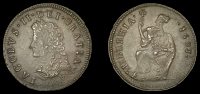 James II (1685-1691), Limerick coinage, ‘Halfpenny’, 1691, reversed n in hibernia, 6.15g/12h (S 6594)....
