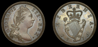 George III (1760-1820), London coinage, Proof Halfpenny, 1775, edge plain, 10.49g/12h (S 6614). Minor spotting on...