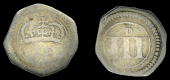 Charles I (1625-1649), Ormonde money, Threepence, large letters on rev., 1.31g/5h (S 6549; DF 308; KM. 57). Fair to...