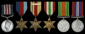 A Second War 1943 ‘North Africa’ M.M. group of six awarded to Aircraftman 1st Class R. Quigley, 2744 Squadron,...