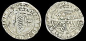 Henry VIII (1509-1547), Second Harp issue, Groat, mm. trefoil, omits viii, hr by harp, 2.49g/3h (S 6479A; DF 209)....