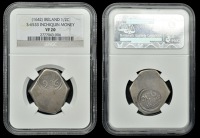 Charles I (1625-1649), Inchiquin money, First issue, Halfcrown, irregular flan stamped 9dw: 16gr within beaded and...