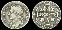 Charles II, Second coinage, Eighth-Dollar, 1676, f before bust, pellet stops including before carolvs, 3.20g/6h...