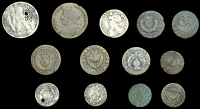 Anne, Five Shillings, 1705, reads anna · dei · gratia ·, 2.11g/12h (S 5702); together with other Scottish coins...