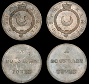 NORTHUMBERLAND, Hareshaw Common, copper (2), both 31mm, 13.53g/12h, 13.50g/12h (Gardiner p.70; W 2701; D & W 303/31)...