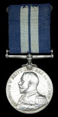 The Great War D.S.M. awarded to Wireless Operator E. V. Chamberlain, Royal Naval Reserve, who was decorated for...