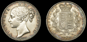 Victoria (1837-1901), Crown, 1845, edge viii, cinquefoil stops (ESC 2564 [282]; S 3882). Tiny reverse rim bruise at...