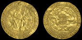 Mary (1553-1554), Fine Sovereign of 30 Shillings, mdliii [1553], mm. halved rose and castle over pomegranate on...