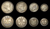 Victoria (1837-1901), Maundy set, 1842 (ESC 3485 [2452]; S 3916) [4]. Virtually as struck, matching tone	 £150-£200