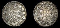 William I (1066-1087), Penny, Two Stars type [BMC V], London, Godwine, godpine on lvi, 1.28g/9h (Allen, BNJ 2012,...