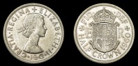 Elizabeth II (1952-    ), Proof Halfcrown, 1960, dies 1+B, edge grained, 13.99g/12h (Davies 2326P; ESC 4372; S...