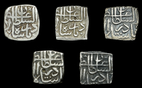 Sultans of Kashmir, Nazuk Shah (third reign, 957-958h), Sasnu (5), Kashmir 957h (GG K110, K111; ICV 2975) [5]....