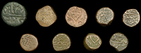 ‘Adil Shahs of Bijapur, Muhammad (1037-1068h), One-and-a-Half Falus, no mint or date (GG BJ22; ICV –); Falus, no...
