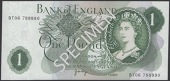 ERROR: Bank of England, John B. Page, £1, 1970, mismatched serial numbers BT06 788880 and 788890, uncirculated
EPM...