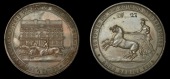 YORKSHIRE, Ripon, Ripon Grand Stand Erected by Voluntary Subscription, 1865, a copper Subscriber’s Free Ticket for...