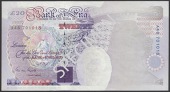 ERROR: Bank of England, George M. Gill, £20, 5 June 1991, serial number A46 701018, with right half of the obverse...