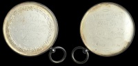 Blackburn Agricultural Society, an engraved silver award medal, unsigned, legend in wreath, rev. named (Presented to...